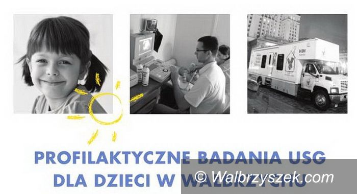 Wałbrzych: Profilaktyczne badania USG dla dzieci w Wałbrzychu