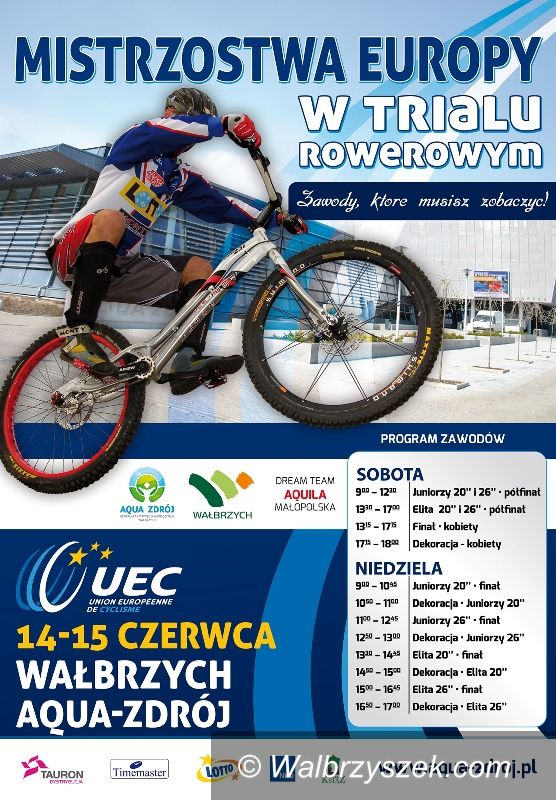 Wałbrzych: Mistrzostwa Europy w Trialu Rowerowym
