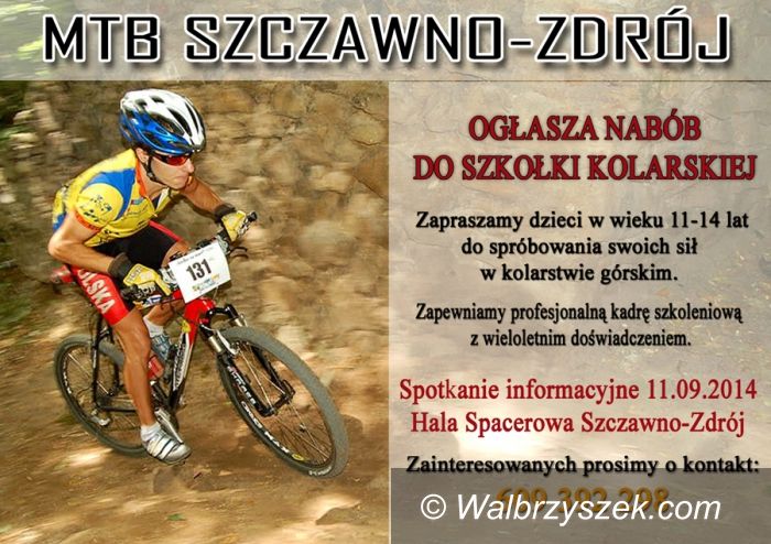 Szczawno Zdrój: Nabór do nowego klubu kolarskiego