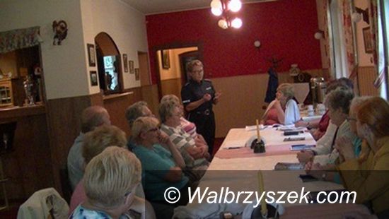 REGION, Mieroszów: Spotkanie wałbrzyskiej policji z seniorami gminy Mieroszów
