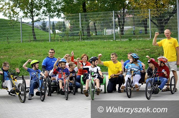 Wałbrzych: Akcja "Rower bez barier" przy ZSIO
