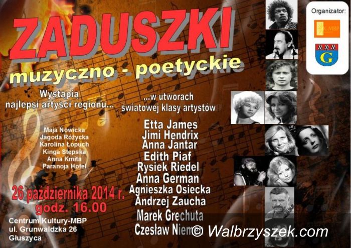 REGION, Głuszyca: Słowno–muzyczny program "zaduszkowy" w Głuszycy