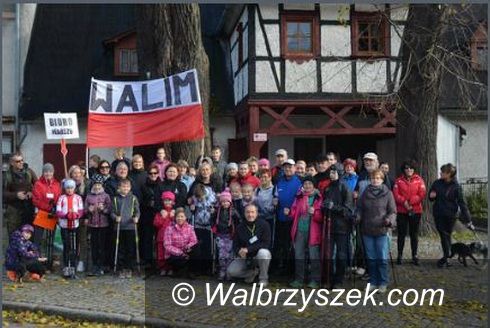 Walim: Walim: IV Rodzinny Marsz Nordic Walking