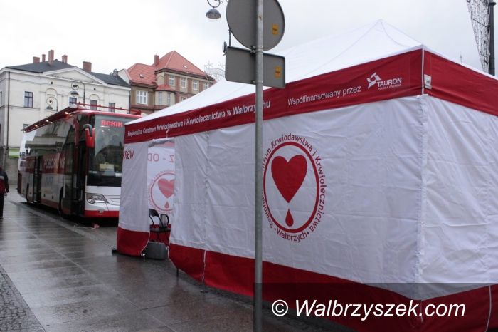 Wałbrzych: Mobilne Centrum poboru krwi