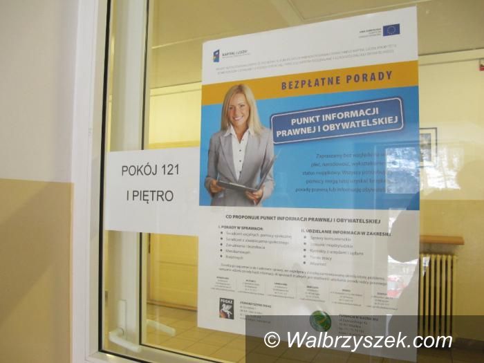 powiat wałbrzyski: Punkt Informacji Prawnej i Obywatelskiej w Starostwie Powiatowym w Wałbrzychu