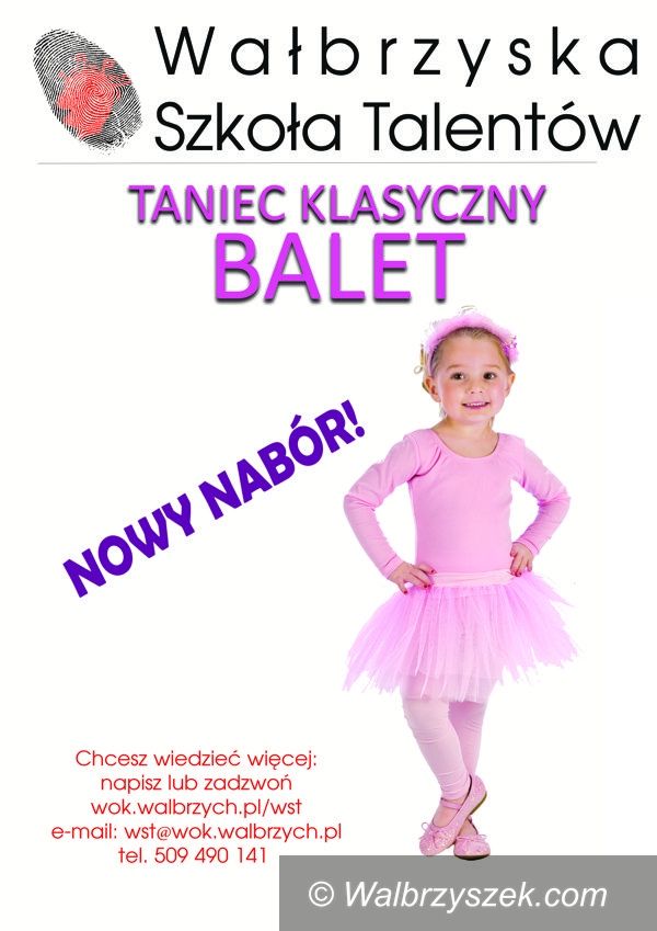 Wałbrzych: WOK: Nabór na zajęcia baletowe
