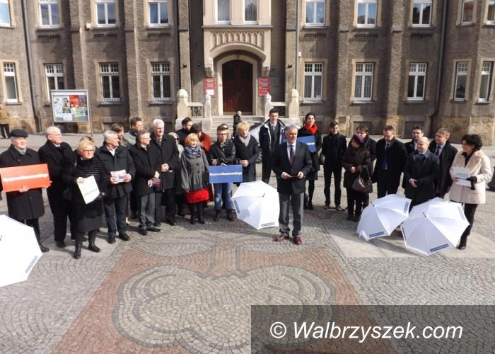 Wałbrzych: Zamanifestowali poparcie dla Komorowskiego