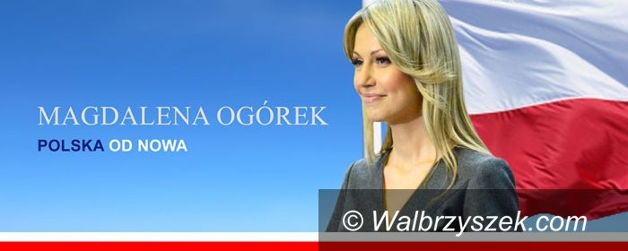 Wałbrzych: Magdalena Ogórek przyjedzie do Wałbrzycha