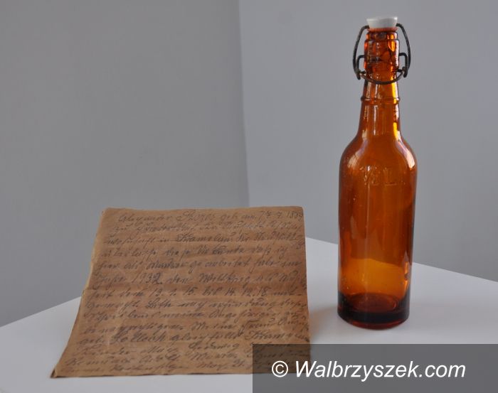 Wałbrzych: List w butelce odnaleziony po 83 latach w Starej Kopalni