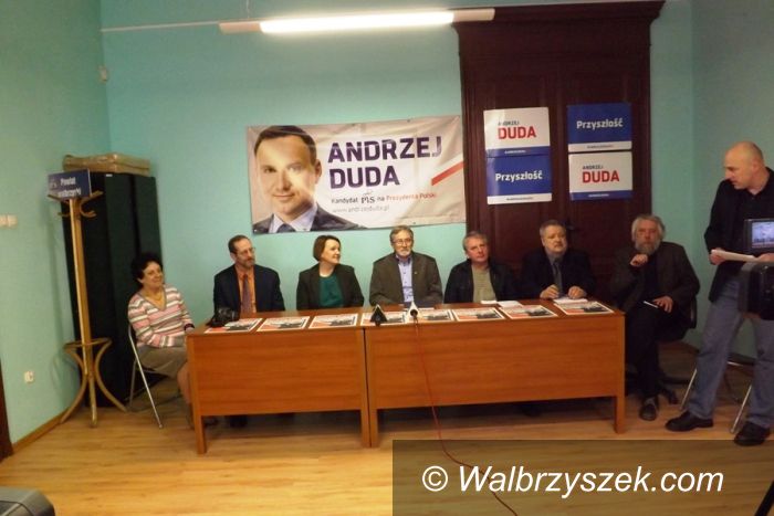 Wałbrzych: Wierzą w zwycięstwo Andrzeja Dudy