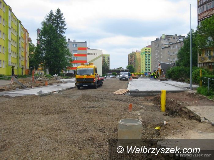 Wałbrzych: Ulica Duracza wciąż w remoncie