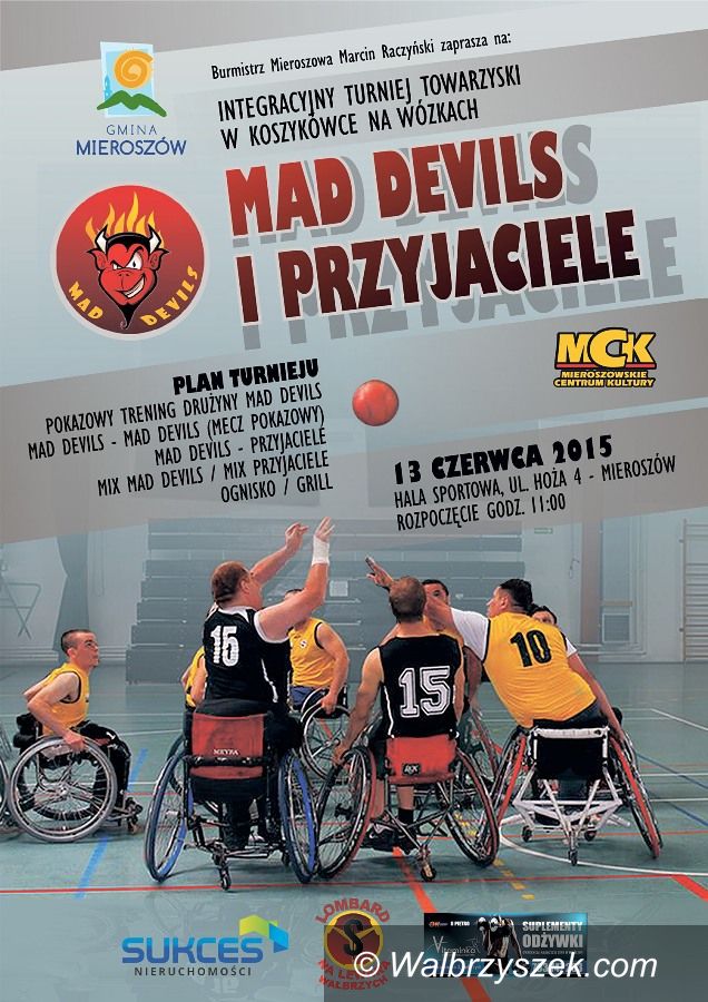 Mieroszów: Integracyjny turniej koszykówki na wózkach