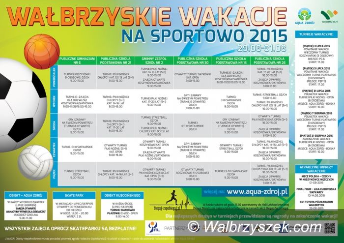 Wałbrzych: Sportowe wakacje w Aqua Zdroju