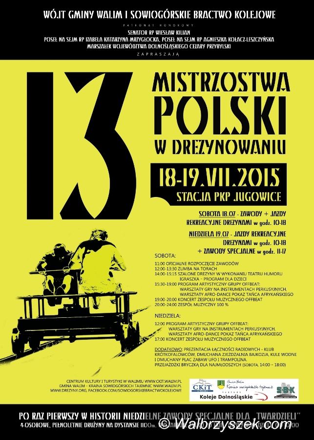 REGION, Jugowice: XIII Mistrzostwa Polski w Drezynowaniu