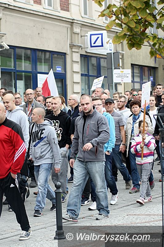 Wałbrzych: Manifestacja przeciwko islamizacji