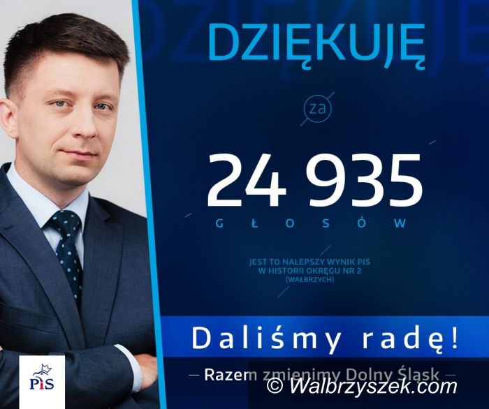 Wałbrzych/Region: Podziękowanie Michał Dworczyk