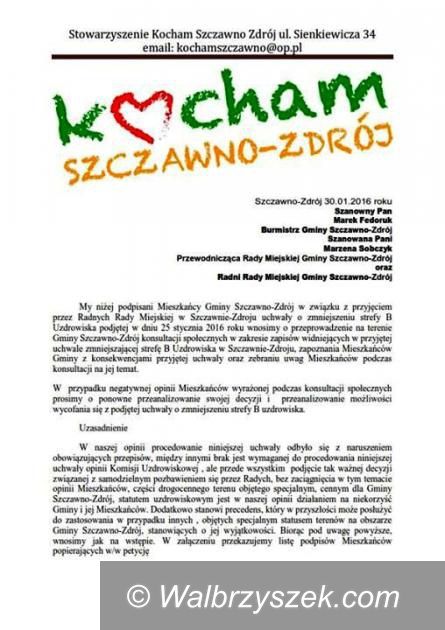 REGION, Szczawno-Zdrój: Złożyli petycje w sprawie konsultacji społecznych