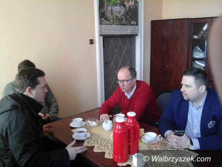 Wałbrzych: Przewodniczący SLD z krótką wizytą w Wałbrzychu