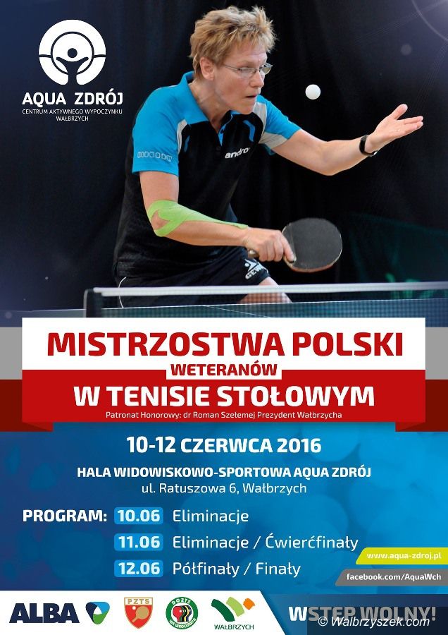 Wałbrzych: Mistrzostwa Polski Weteranów w Tenisie Stołowym