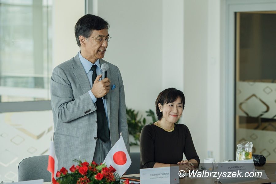 Wałbrzych: Ambasador Japonii z wizytą w Wałbrzychu