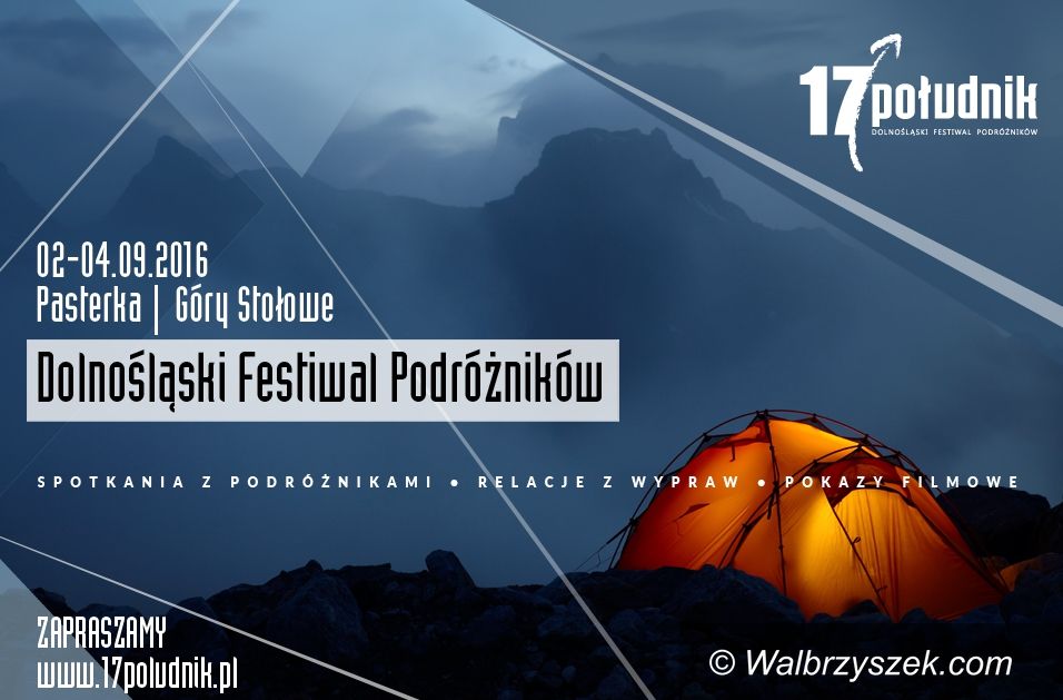 REGION: Rusza piąta edycja Dolnośląskiego Festiwalu Podróżników 17 Południk