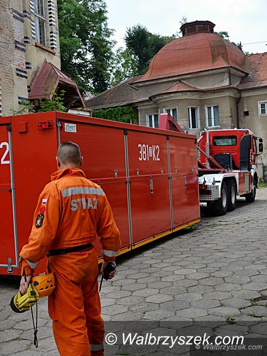 Szczawno-Zdrój: Strażacy ćwiczyli w Szczawnie–Zdroju