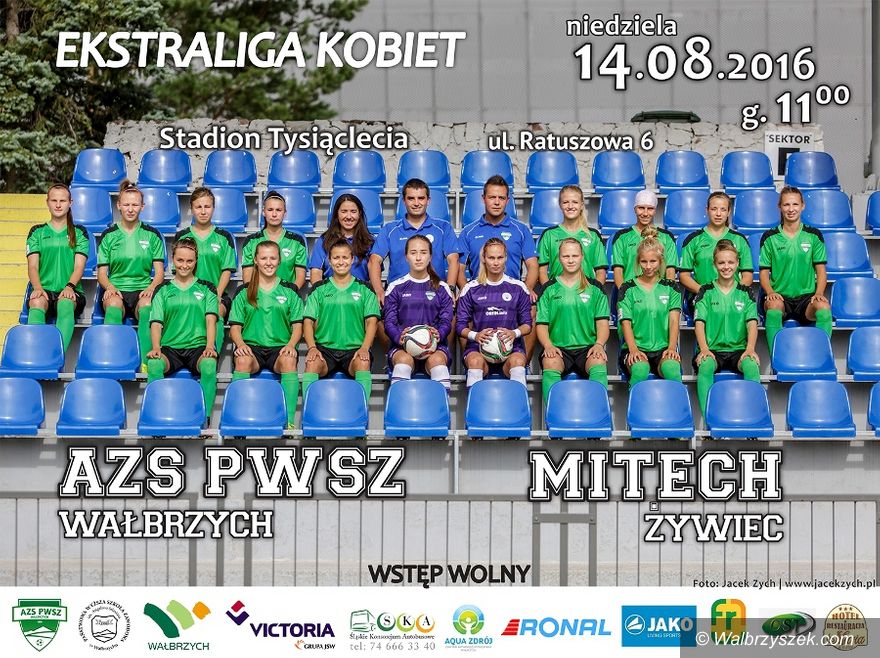 Wałbrzych: Ekstraliga piłkarska kobiet: AZS podejmie Mitech