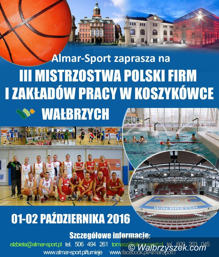 Wałbrzych: III Mistrzostwa Polski firm i zakładów pracy w koszykówce