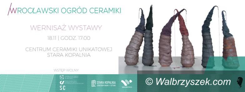 Wałbrzych: Wernisaż wystawy "Wrocławski Ogród Ceramiki" w Starej Kopalni