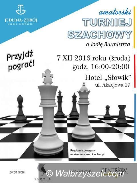 Jedlina-Zdrój: Przed nami amatorski turniej szachowy