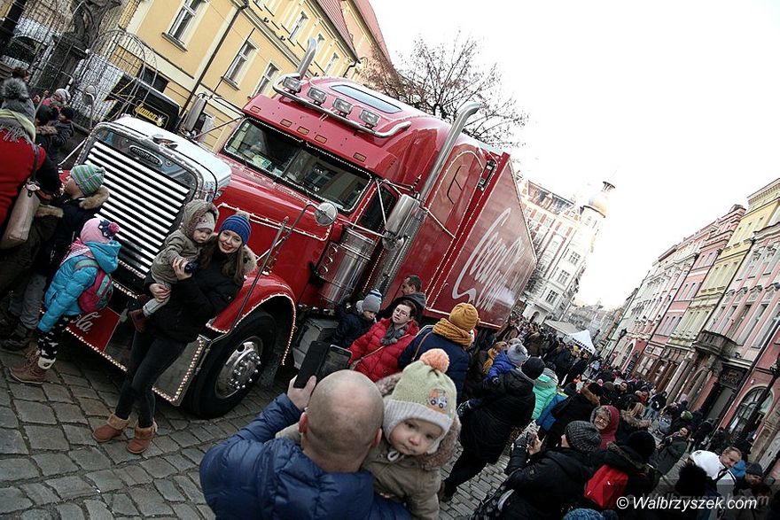 REGION, Świdnica: Ciężarówka Coca–Coli w Świdnicy