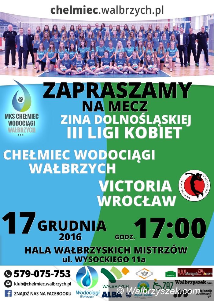 Wałbrzych: III liga siatkówki kobiet: Chełmiec zagra przed własną publicznością