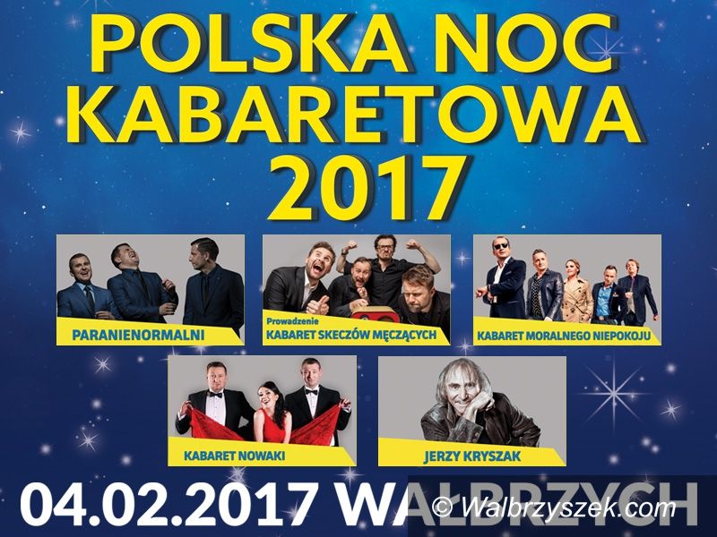 Wałbrzych: Przed nami kolejna Polska Noc Kabaretowa