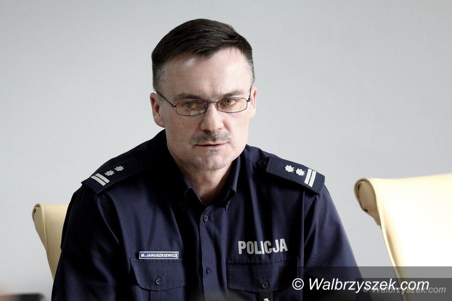 Wałbrzych: Komendant Policji spotkał się z mediami