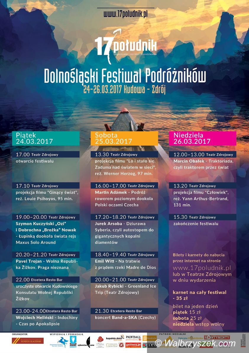 REGION: Rusza nowa, wiosenna edycja Dolnośląskiego Festiwalu Podróżników – 17  Południk