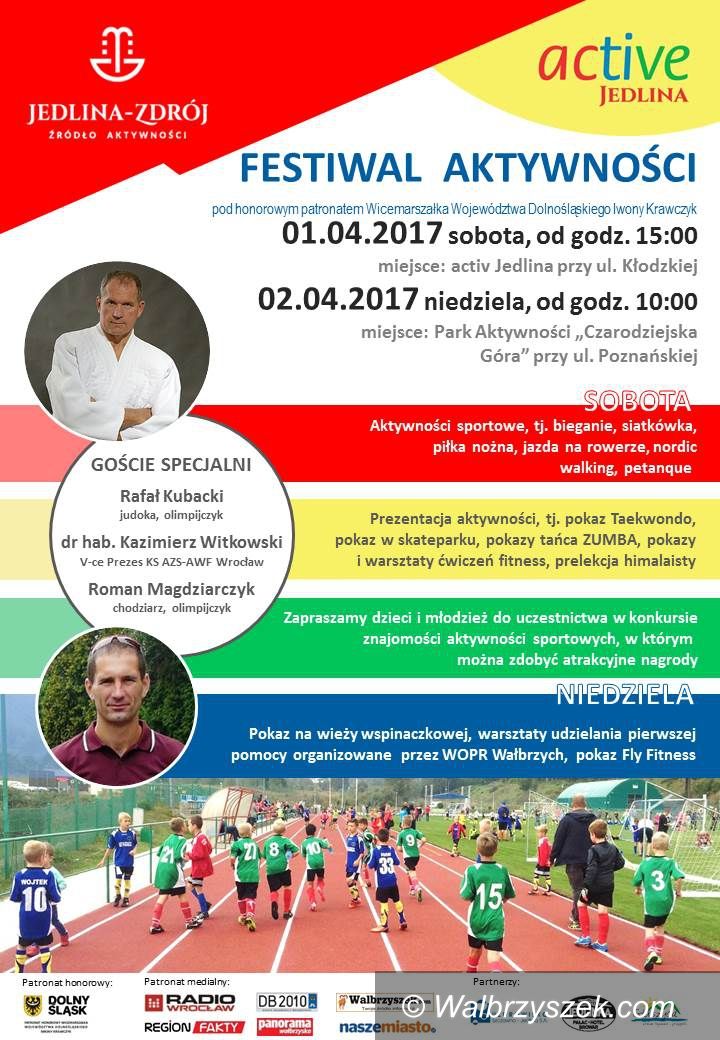 REGION, Jedlina-Zdrój: Zapraszamy na Festiwal Aktywności do Jedliny–Zdroju