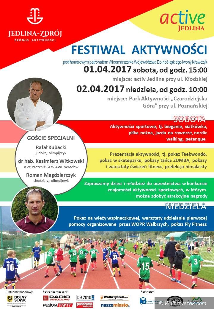 REGION, Jedlina-Zdrój: Zapraszamy na Festiwal Aktywności do Jedliny–Zdroju