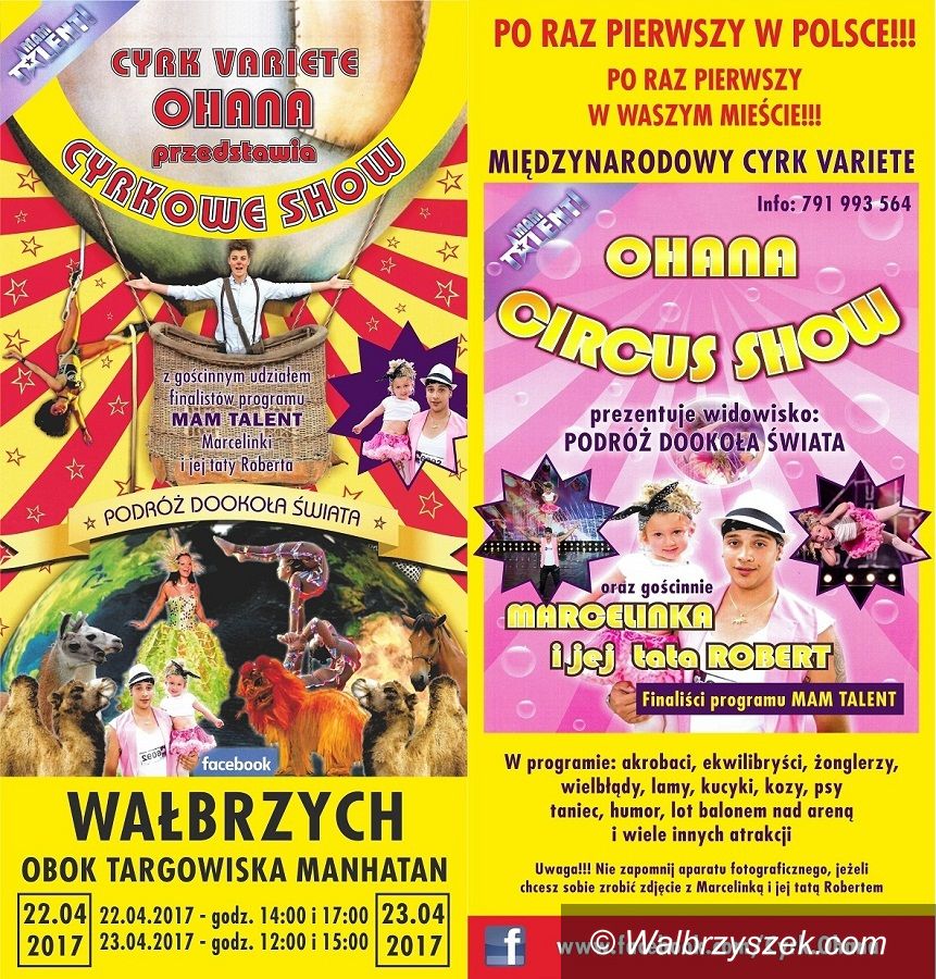 Wałbrzych: Ten cyrk po raz pierwszy wystąpi w Wałbrzychu