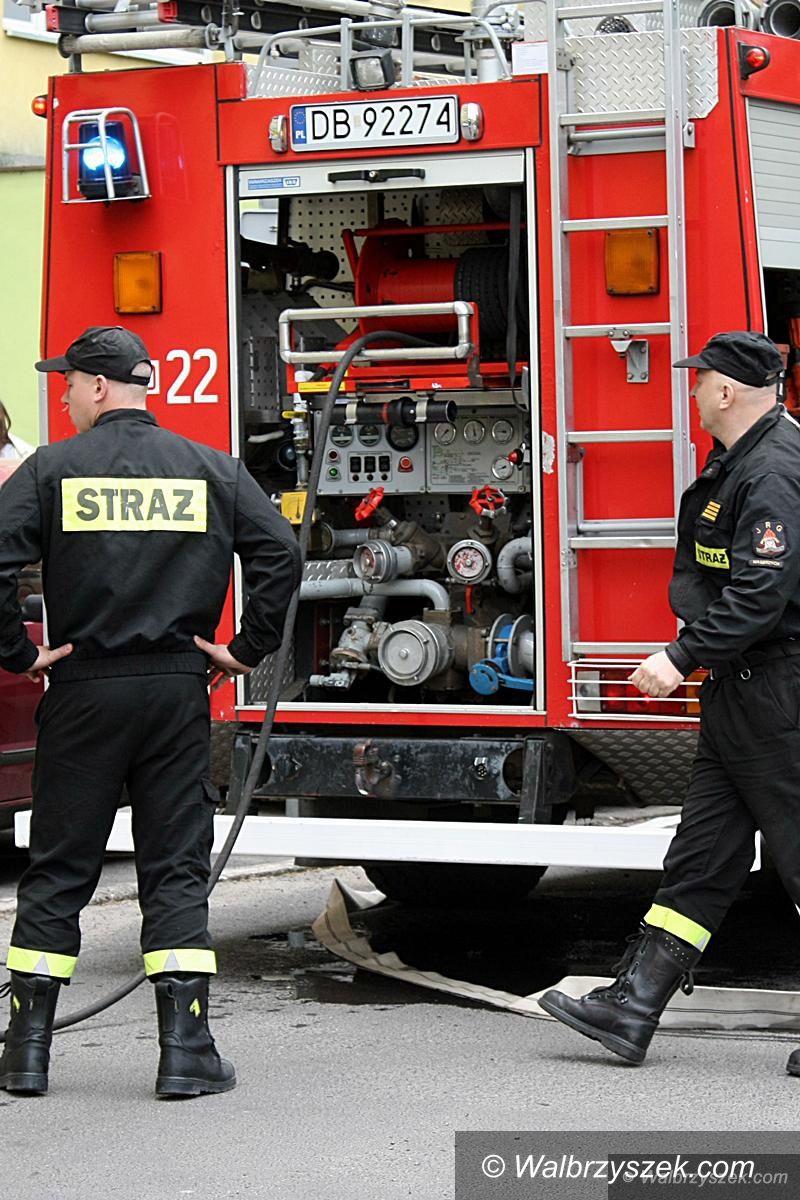 Wałbrzych: Płonęły samochody na Podzamczu