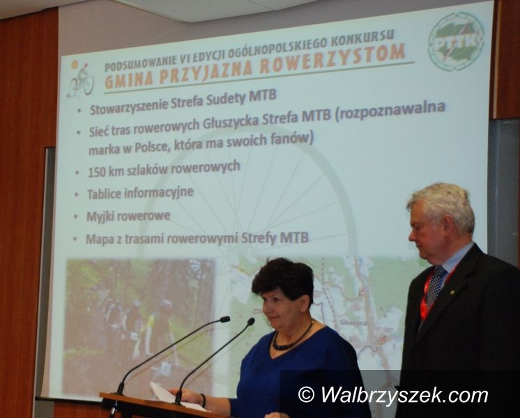 REGION, Głuszyca: Certyfikat „Gminy Przyjaznej Rowerzystom” dla Głuszycy