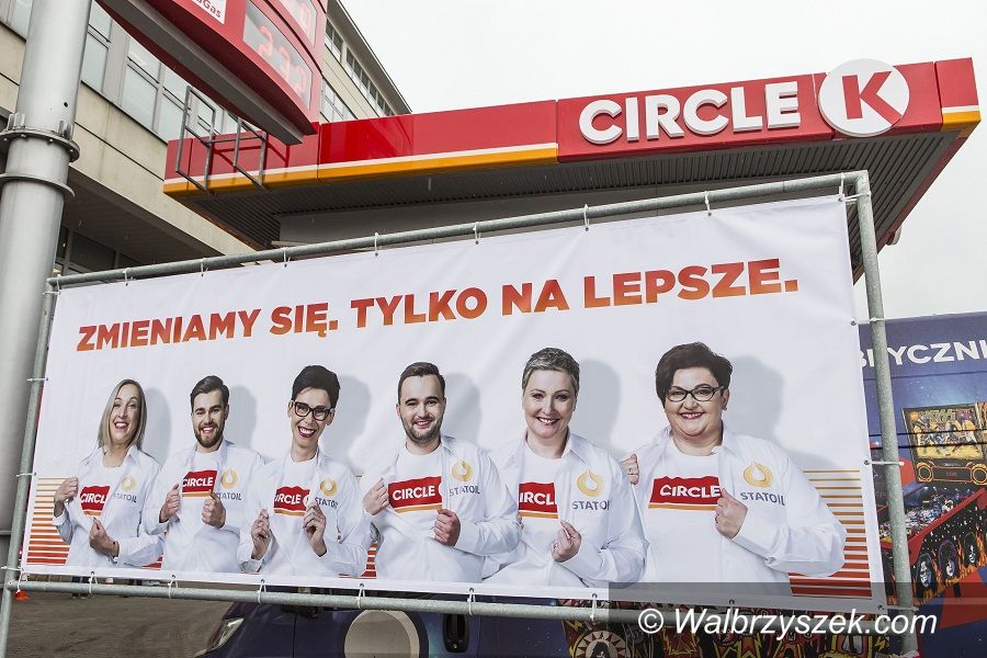 Wałbrzych: Stacje Statoil w Wałbrzychu zmieniają nazwę na Circle K