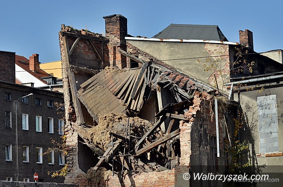 Wałbrzych: Zawaliła się kamienica w centrum miasta – nikt nie ucierpiał