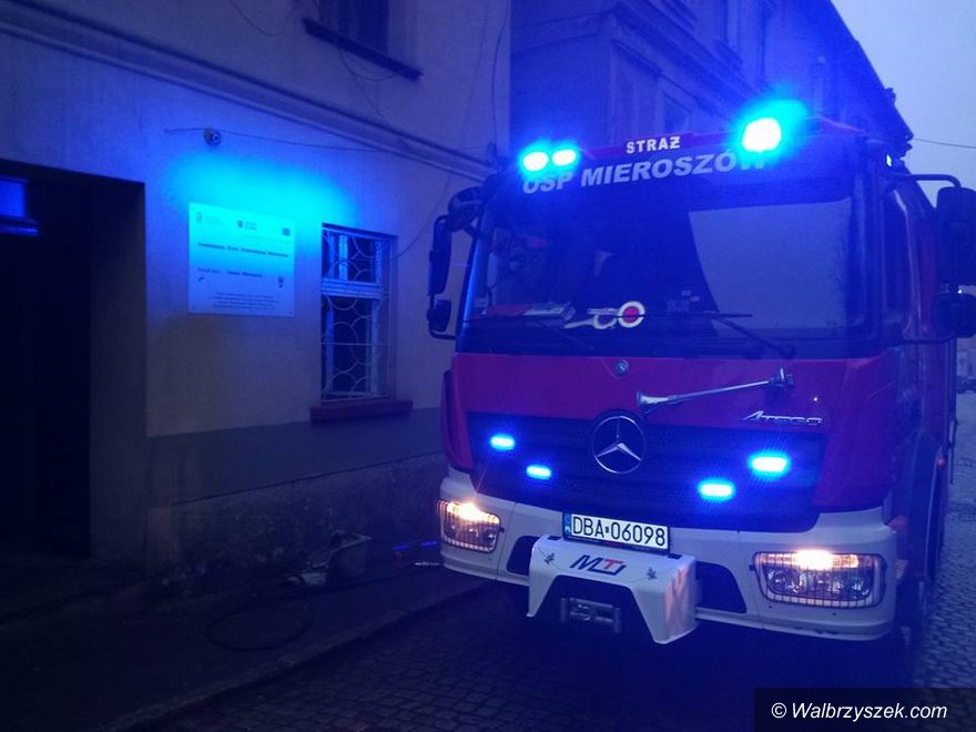 REGION, Mieroszów: Pijany lokator wywołał pożar
