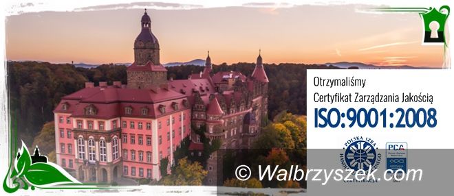 Wałbrzych: Zamek Książ w Wałbrzychu otrzymał Certyfikat Jakości