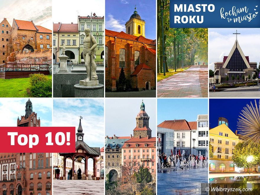 Wałbrzych: Wałbrzych w pierwszej dziesiątce plebiscytu Kocham to Miasto – Miasto Roku 2017. To ostatnie dni, aby zagłosować na swoje miasto