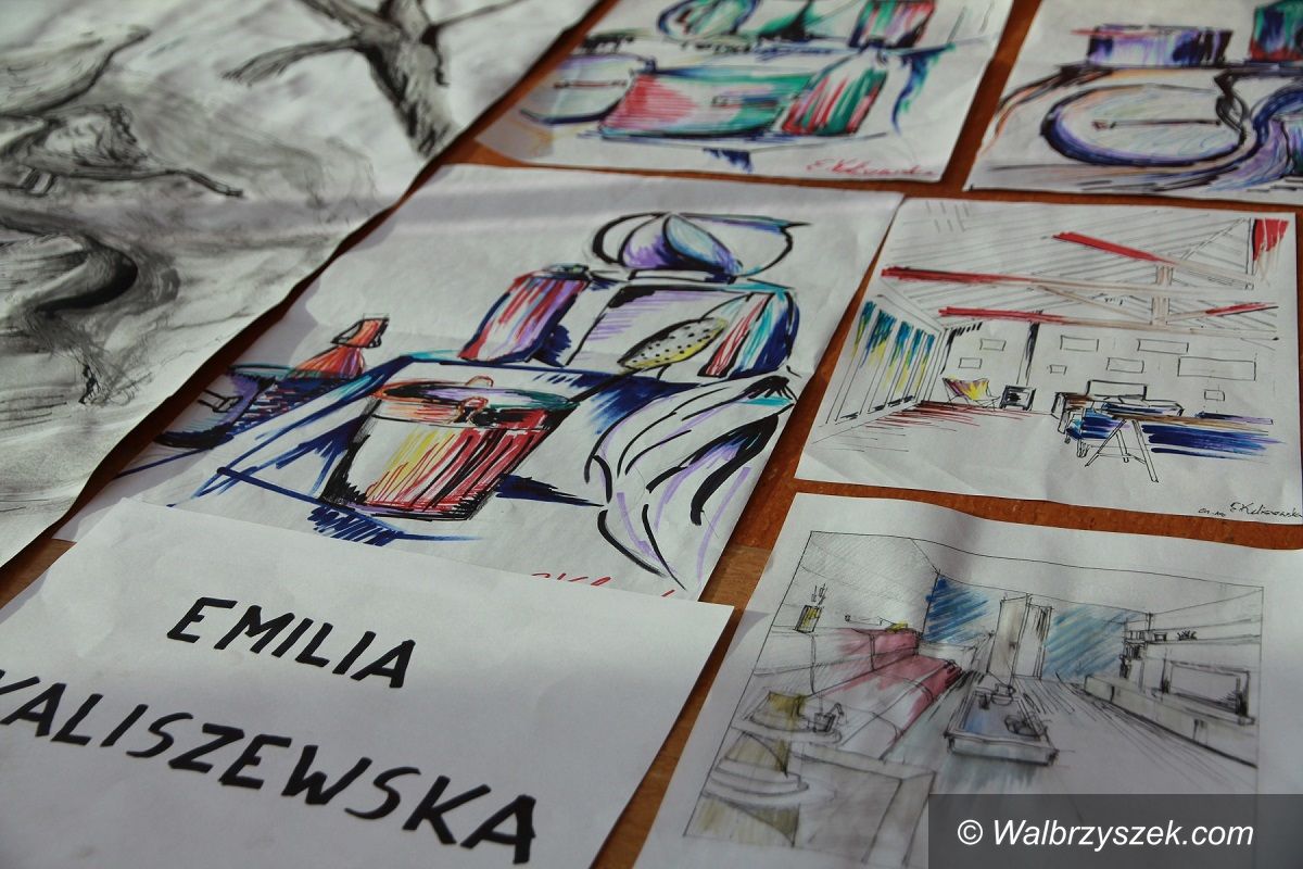 Wałbrzych: Studenci architektury wnętrz zaprezentowali swoje prace
