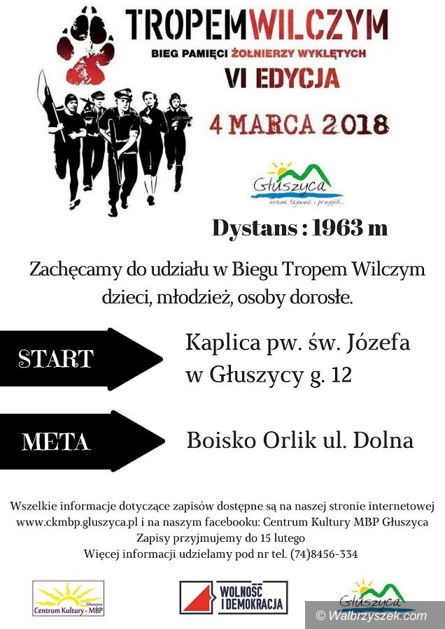 Głuszyca: Bieg Pamięci Żołnierzy Wyklętych w Głuszycy