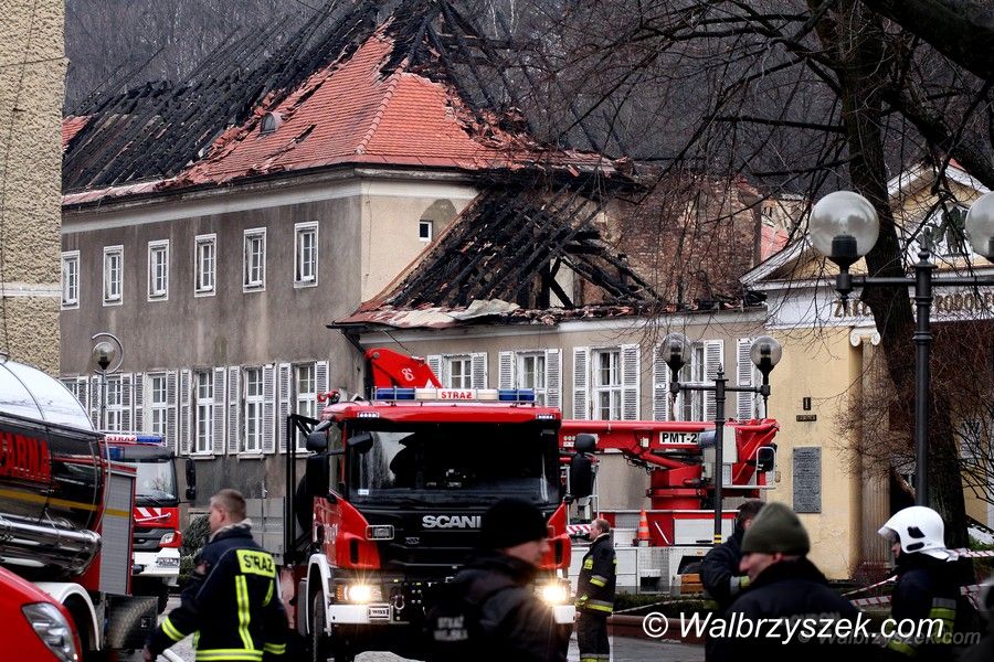 REGION, Szczawno-Zdrój: Echa pożaru Zakładu Przyrodoleczniczego nie milkną