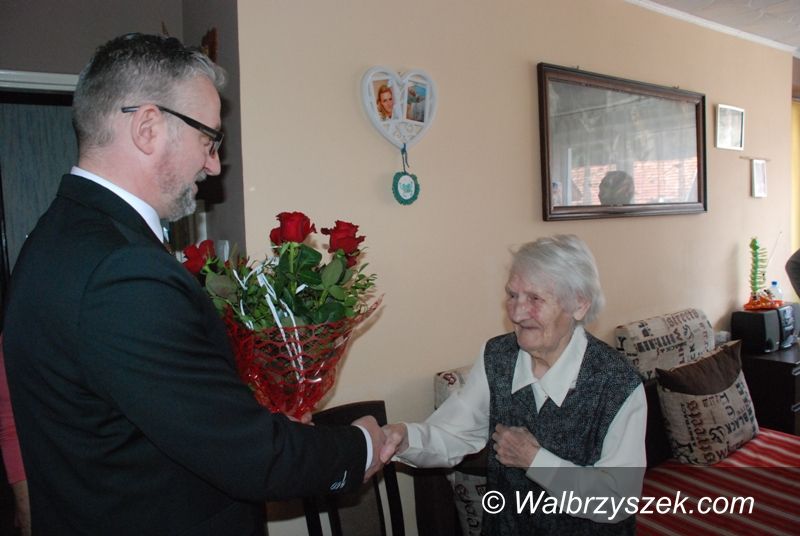 REGION, Głuszyca: Najstarsza mieszkanka Głuszycy obchodziła urodziny