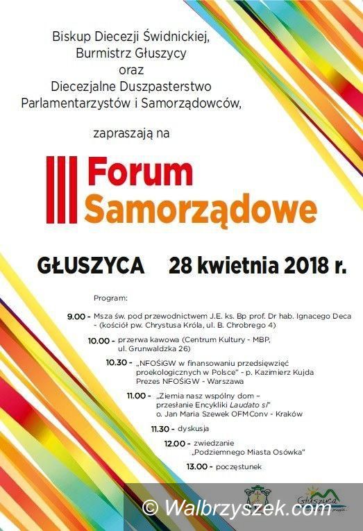 REGION, Głuszyca: Forum Samorządowe odbędzie się w Głuszycy